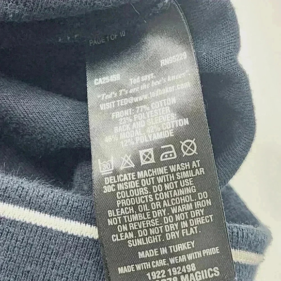 Ted Baker London Crew neck Pullover Men's Sweater Size 3/ M - Picture 8 of 9